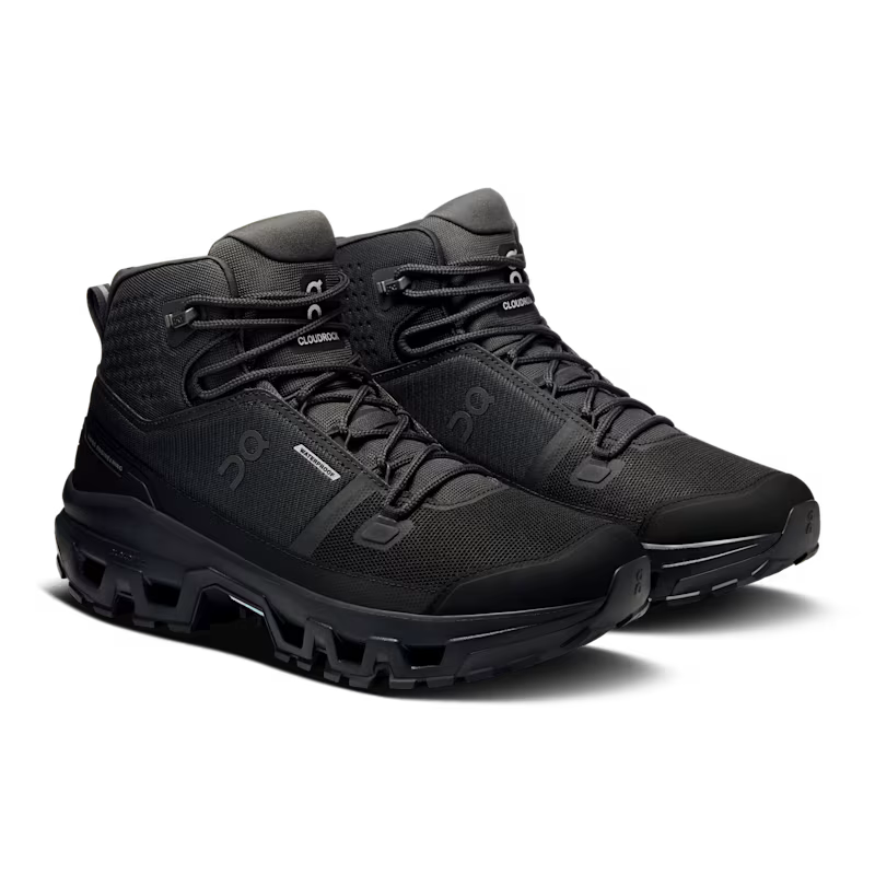On Cloudrock Mid Waterproof "Black"